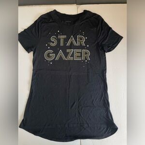 NWT ModernLux Star Gazer Black Tee Small Modern Lux